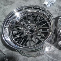 عجلات مخصصة من قطعتين مصنوعة بالحدادة 5x112 5x114.3 5x120 مقاس 18 19 20 21 بوصة لسيارات BMW M2 M3 M4 بورش 911 992 GT4 كاريرا إس كايين