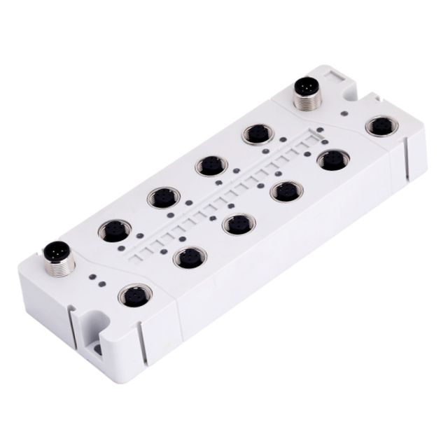 Signal Factory Customized M12 10 Way Distribution Box with Cable 5pin Cable Connector