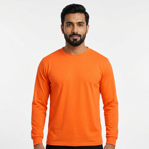 Crew Neck Class 2 Waterproof LED <b>Flash</b> Customized Logo Workplace Safety High Visibility Breathable Unisex Long Sleeve <b>T</b>-<b>Shirt</b> - Product Image 1