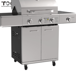 <span class=keywords><strong>Barbecue</strong></span> à <span class=keywords><strong>gaz</strong></span> commercial <span class=keywords><strong>ou</strong></span> domestique en <span class=keywords><strong>acier</strong></span> inoxydable à 3 brûleurs facile à assembler pour restaurants cuisines extérieures - Product Image 3