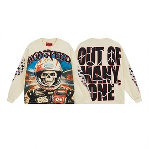 เสื้อสเวตเตอร์คอเต่าพิมพ์ลาย Godspeed Fashion Rock Street ผ้าฝ้าย 320 กรัม ระบายอากาศได้ดี ไม่บุซับใน แขนยาวทรงตรง - Product Image 2