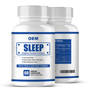 OEM panas Herbal kapsul tidur suplemen Herbal kapsul suplemen tidur Herbal alami kapsul bantuan tidur - Product Image 3