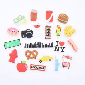 Breloques populaires en caoutchouc écologique pour chaussures, motifs Frites, Poulet frit, Fête, Noël, McDonald's, cadeaux pour enfants, décoration de sabots, DIY - Product Image 5