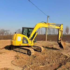 Excavadora Usada Komatsu PC70 de Japón, Excavadora Original Komatsu PC50 PC55 PC56 PC60, Excavadora de Segunda Mano de 7 Toneladas, Mini Excavadora - Product Image 2