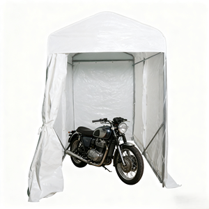 Outdoor Foldable Modern Simple Storage Tent 5' X 8' PE Coated Steel Waterproof Portable <strong>Shed</strong> <strong>for</strong> Bike <strong>Motorcycle</strong> Tools - Product Image 6