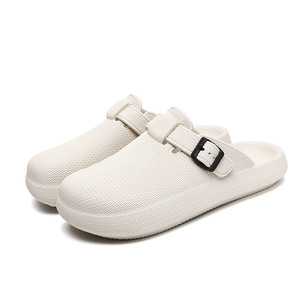 Black Closed Toe Clogs <b>Soft</b> Sole EVA Anti-Slippery All Seasons Slip On <b>Shoes</b> - Product Image 4
