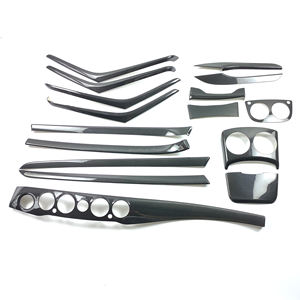 Garniture intérieure en Fiber de carbone sèche de haute qualité pour <span class=keywords><strong>Mercedes</strong></span>-Benz S450 S680 <span class=keywords><strong>S580</strong></span> S63 S65 W222 Installation de pâte intérieure de voiture - Product Image 5