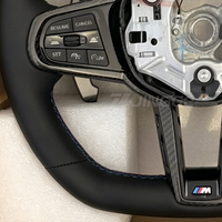 Pour BMW M340i G05 G06 G08 G14 G15 G16 G20 G30 G38, volant en cuir style LCI, pièces automobiles d'intérieur, 2020-2024