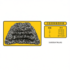 Set di Quattro Pezzi Imbottiti in Cotone CYM1285 per Animali Domestici, per Letti Confortevoli - Product Image 2