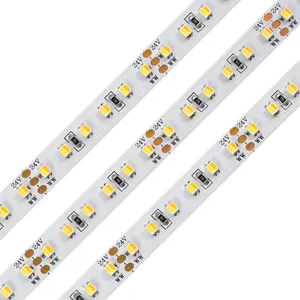 24V 120 נוריות/m SMD3527 שני באחד 2-1 כפול צבע לבן CCT LED רצועת אור