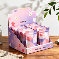Boîte en carton blanc avec impression personnalisée du logo de la marque en couleur, adaptée pour les bonbons, les biscuits, les chocolats, les emballages cadeaux