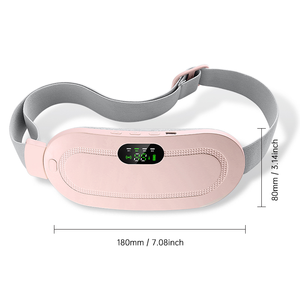 Cuscinetto Riscaldante Portatile Senza Fili per Mestruazioni con Display Digitale, Riscaldamento Rapido, Massaggio Snellente, Fascia per il Corpo e la Pancia, per il Ciclo Femminile, 1,5 Ore - Product Image 2