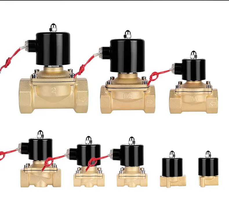 Spannung AC220V DC24V Normaler weise geschlossenes Messing magnet Wasser ventil Wasser Gas Normal temperatur Öl ventil