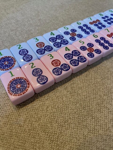 Ensemble de Mahjong Flo adapté aux voyages, commandes personnalisées acceptées, ensemble de Mahjong américain, tuiles de Mahjong en acrylique pour les fêtes - Product Image 2