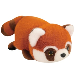 Gran oferta, juguete de peluche Reversible Kawaii personalizado, almohada de animales de peluche con tapa, <span class=keywords><strong>mapache</strong></span> <span class=keywords><strong>a</strong></span> Panda, MOQ bajo, regalo perfecto, relleno de algodón PP - Product Image 1