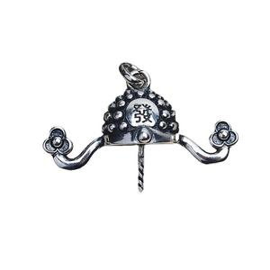 จี้เงินแท้ Yintai S925 รูปเทพเจ้าแห่งความมั่งคั่งสำหรับผู้หญิง 13-17 มม. ไข่มุกบาร็อคขนาดใหญ่ ถาดเปล่าสำหรับทำเครื่องประดับ DIY 4070 - Product Image 5