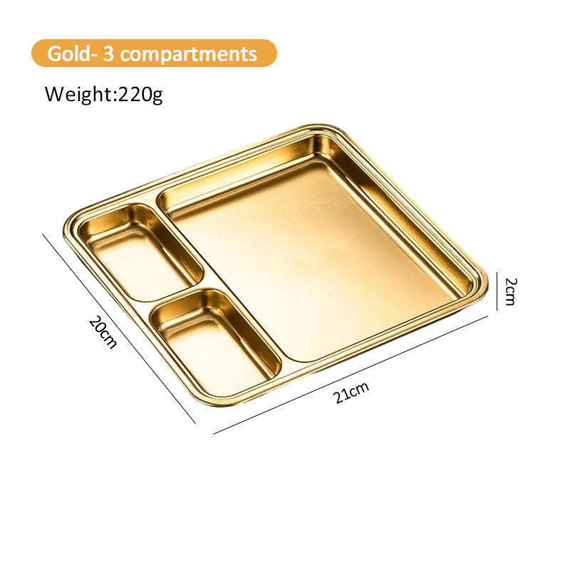 Gold 3 compartments