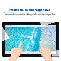 Moniteur industriel HDMI de taille personnalisée de 18.5 pouces avec moniteur à écran tactile capacitif à cadre ouvert personnalisé intégré en usine