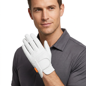 Guantes de Golf Nayab Industries para Zurdos, de Piel de Oveja, con Cierre de Gancho y Bucle, Impresión por Transferencia de Calor, Antideslizantes, Calidad Premium, Más Vendidos - Product Image 1