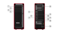 Station de travail tour ThinkStation P8 AMD PRO 7955WX 16 cœurs 4,5 GHz 256 Go SSD + 1 To HDD RTX5880A-48G en stock