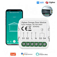 Modul Pengontrol Pembuka Pintu Garasi Tuya Smart WiFi Zigbee Sakelar Remote Suara