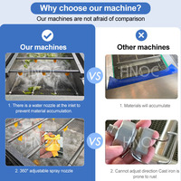 HNOC Machine à nettoyer les fruits du dragon, mangue, date, ligne de qualité cire, lavage et séchage des légumes à feuilles pour la ferme
