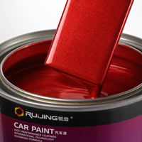 Couleur nacrée 1K, design anti-affaissement, offre un effet uniforme sur les surfaces courbes et verticales des panneaux automobiles