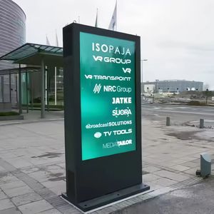 Chất lượng cao 43/49/55/65 inch ngoài trời Màn hình hiển thị độ sáng cao màn hình cảm ứng cho trạm xe buýt dấu hiệu điện tử - Product Image 4