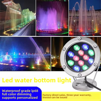 Lumière de piscine de jardin de villa extérieure, éclairage paysager basse tension, diode lumineuse sous-marine, lumière de fontaine LED RGB