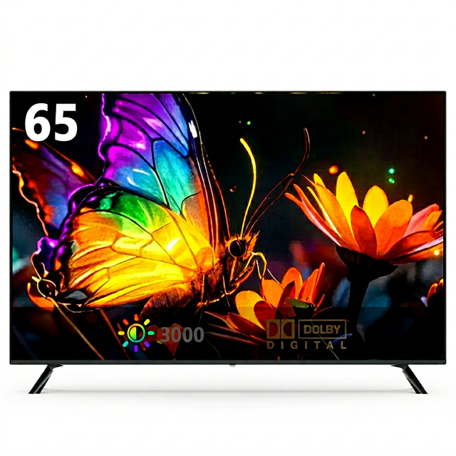 Wholesale 65 75 Inch 4K Anti-Glare Frameless Android Smart LED TV with WIFI for Hotel & Home Use by TCL