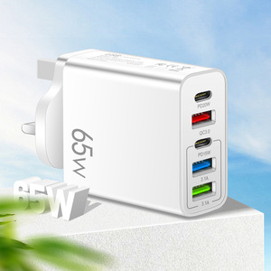 Adaptateur de <span class=keywords><strong>chargeur</strong></span> mural rapide 65W EU US UK Plug Pd 20W QC 3.0 USB-C pour <span class=keywords><strong>iPhone</strong></span> 15 <span class=keywords><strong>14</strong></span> 13 12 iPad Type-C 20W <span class=keywords><strong>Chargeur</strong></span> rapide - Product Image 6
