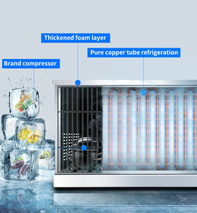 Thương mại thiết bị nhà bếp dưới truy cập hàng đầu lạnh phục vụ bảng cho nhà hàng thực phẩm Xe tải - Product Image 6