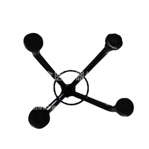 Bastón de cuatro patas Jinhui de acero con alto contenido de carbono para ancianos, ayuda para la movilidad - Product Image 1
