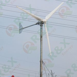 Generador Eólico Horizontal Magnético Trifásico China R&X RX-5KG 20KW 96V-380V con Aspas de Fibra de Vidrio Reforzadas y Rotor de 6.4m, Certificación CE RX-5KG - Product Image 3