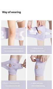 Genouillère de soutien unisexe réglable OEM en maille respirante avec fermeture auto-agrippante pour la protection du ménisque et les activités sportives - Product Image 4