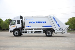 Faw xe tải chở rác để bán phía trước phía sau loader compactor xe tải 6 8 12 25 yard mới được sử dụng - Product Image 3