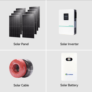 <span class=keywords><strong>Kit</strong></span> Completo de Paneles <span class=keywords><strong>Solares</strong></span> de 10KW 20KW 30KW con Batería e Inversor, Mini Sistema Solar Eficiente para su Hogar - Product Image 5