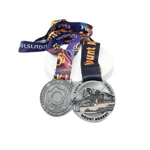 Medaglia Trofeo in Metallo Dorato di Alta Qualità, Medaglie in Lega di Zinco Bronzo per Souvenir - Product Image 1