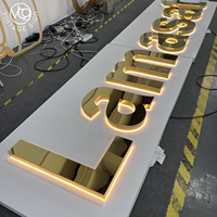 Enseignes électroniques personnalisées néons marques d'électronique lettres d'affichage logo rétro-éclairé en acrylique enseigne LED avec prix d'usine
