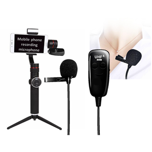 U12G UHF Lavalier Lapel Wireless Microphone <strong>Recording</strong> Vlog Youtube Live <strong>Interview</strong> for Iphone Ipad Android DSLR Microphone - Product Image 3