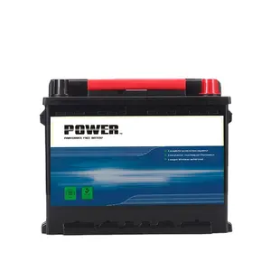 DIN Tiêu Chuẩn MF Auto Battery Trung Quốc Nhà Sản Xuất Giá 12V 60AH Chì Axit Xe Pin