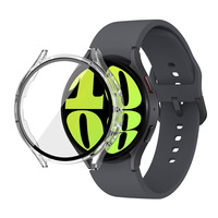 Nouveau Film de verre trempé PC dur clair Smartwatch housse de protection transparente pour Samsung Galaxy Watch 7 6 5 4