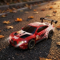 Voiture télécommandée GT3 1:16, 2.4G, 4 roues motrices, musique, lumières LED, suspension indépendante des 4 roues, pneus de course et de drift