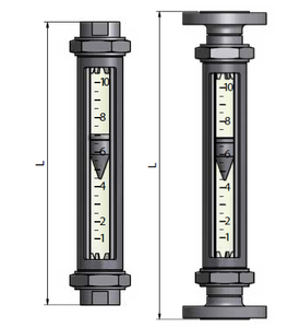 Yokogawa Variable Area Flow Meter <b>RANG</b> RAGN Rotameter Glass Tube - Product Image 5