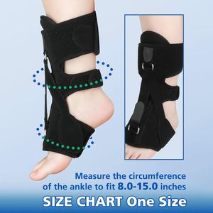 BBK Penyangga <span class=keywords><strong>Plantar</strong></span> Fasciitis Malam Hari yang Ditingkatkan Perlindungan Komprehensif 3 Tali yang Dapat Disesuaikan Bahan Nilon Bahan Utama Silikon - Product Image 4