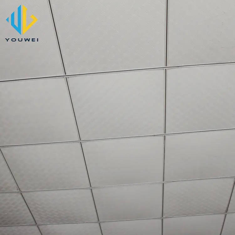 天井タイル中国供給インテリア天井装飾天井起毛金属競争力のある価格