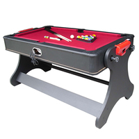 Table de billard 2 en 1, table de billard, table de snooker, matériau MDF, table de billard transformable en table à manger, G S GS-GT-1136 à vendre