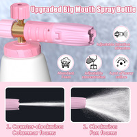 Nouveau rose PA mousse Pot mousse Lance 1L pistolet à eau haute pression voiture lavage mousse canon spécial pour le lavage de voiture