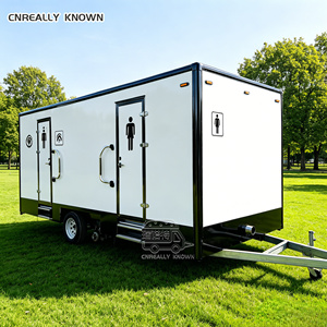 OEM Vip Steel Mobile Toilet Outdoor Portable Luxury Restroom <b>Trailer</b> for Park Use - Product Image 6