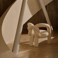 Fauteuil d'appoint moderne de luxe en tissu blanc pour salon, ensemble de meubles haut de gamme pour villa